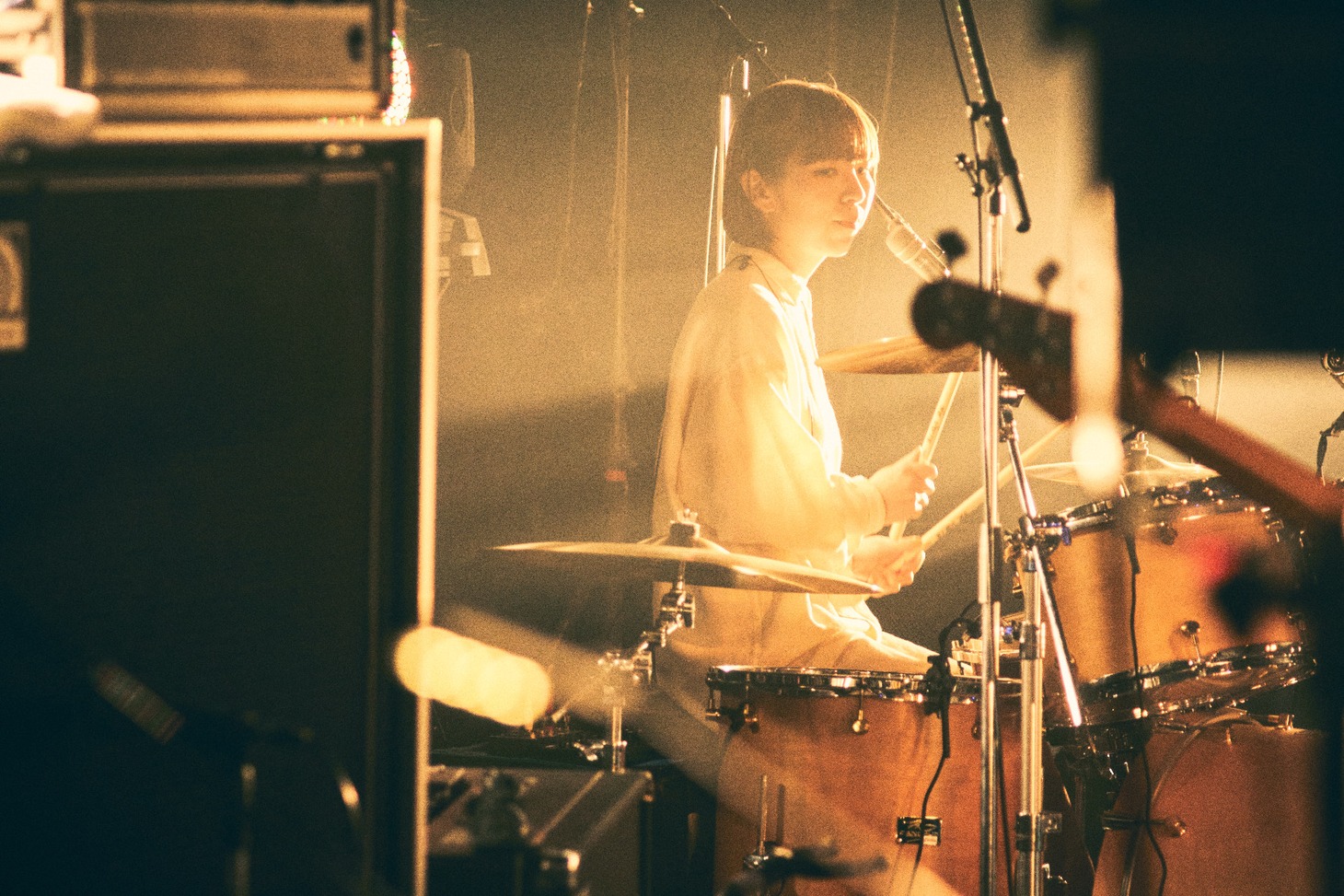 石田成美（Dr / Homecomings）（Photo by Tetsuya Yamakawa）