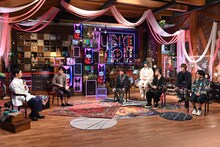 左から千葉雄大、田中圭、Novelbright。(c)日本テレビ