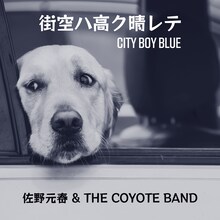 佐野元春&THE COYOTE BAND「街空ハ高ク晴レテ - City Boy Blue」配信ジャケット