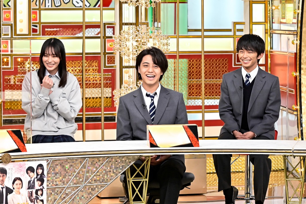 左から南沙良、高橋海人（King & Prince）、加藤清史郎。(c)TBS