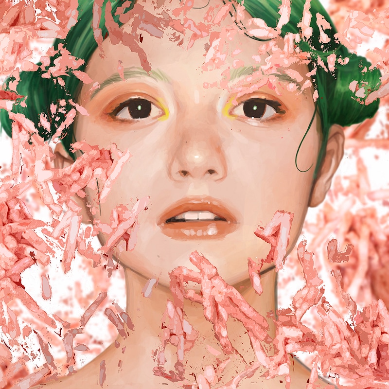 大塚愛×あっこゴリラ「あいびき」配信ジャケット