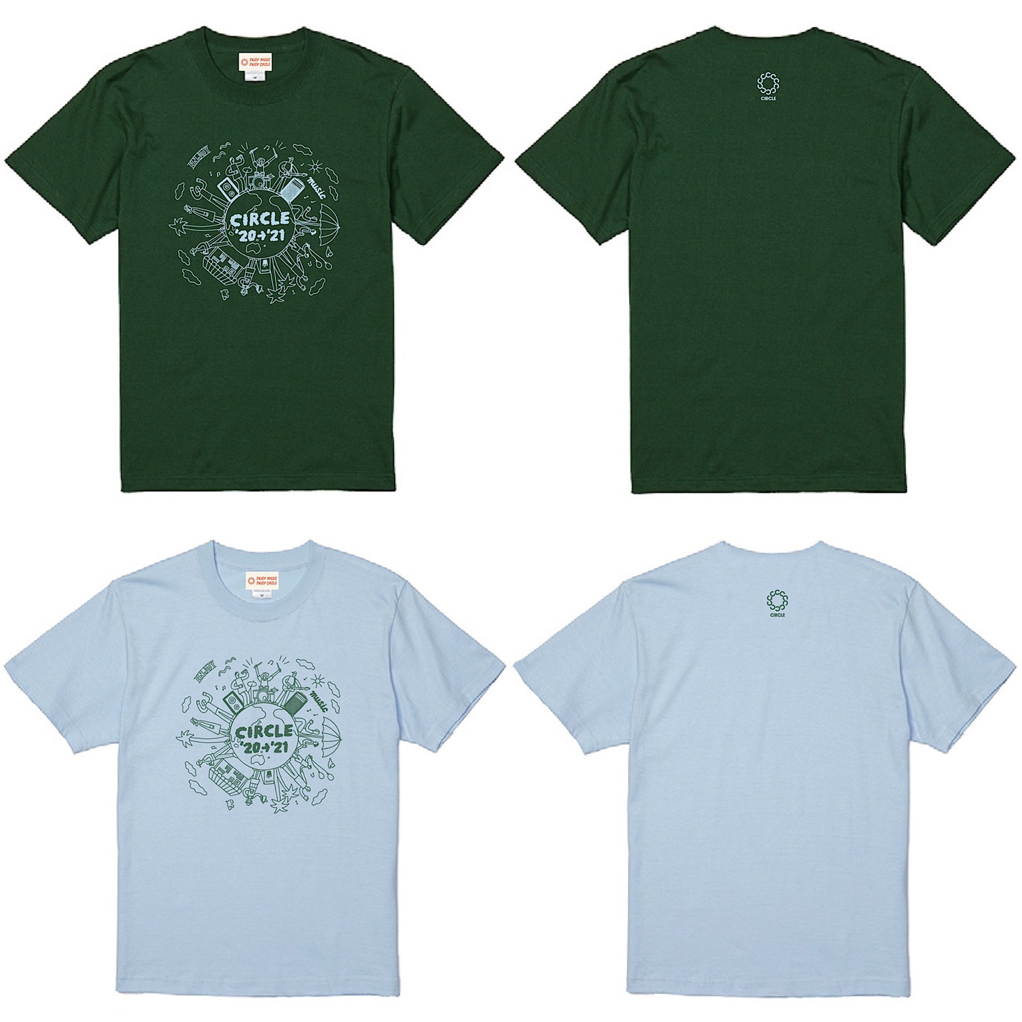 「CIRCLE '20→'21」TシャツA