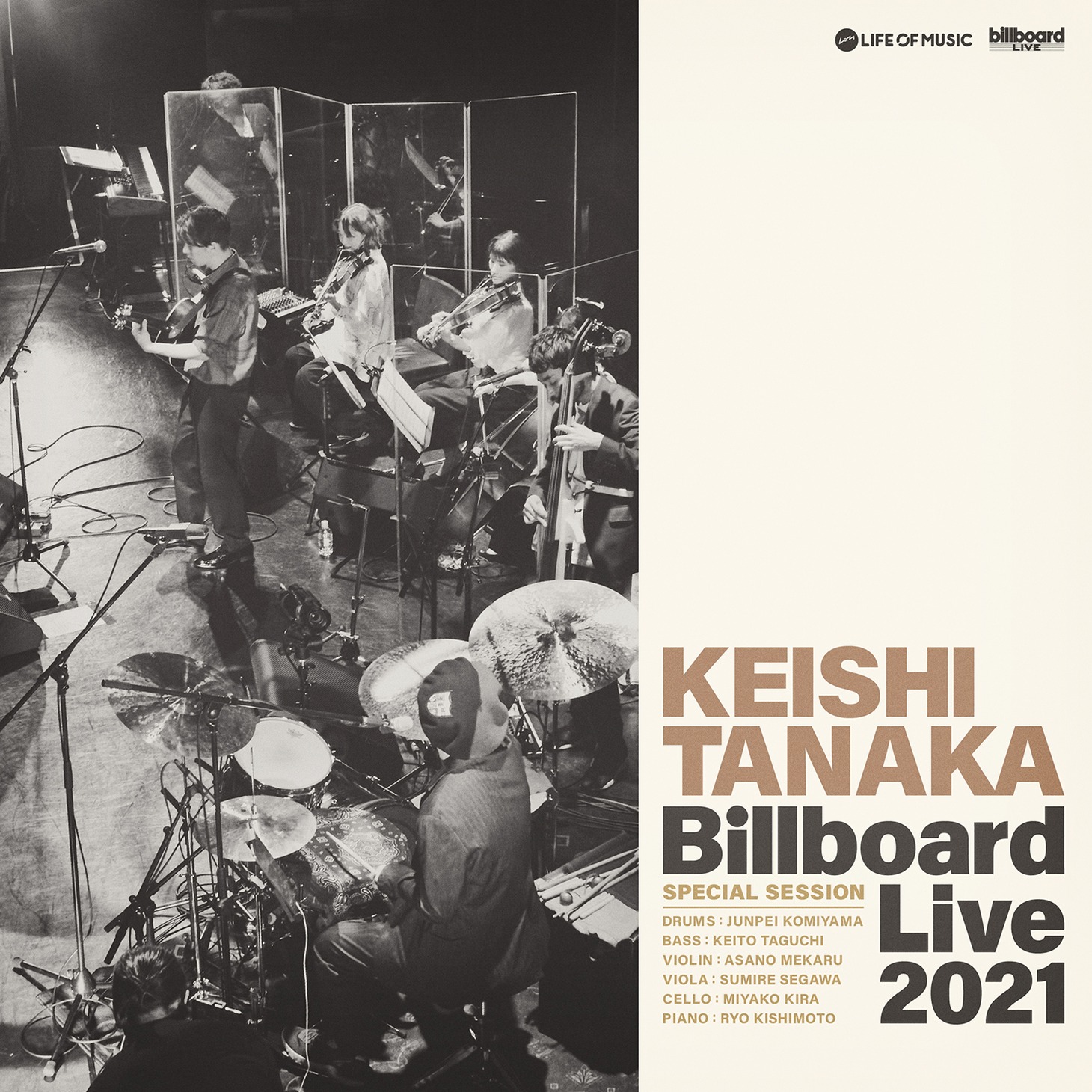 Keishi Tanaka「Billboard Live 2021」配信ジャケット