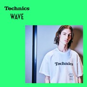 TechnicsとWAVEのコラボTシャツ。