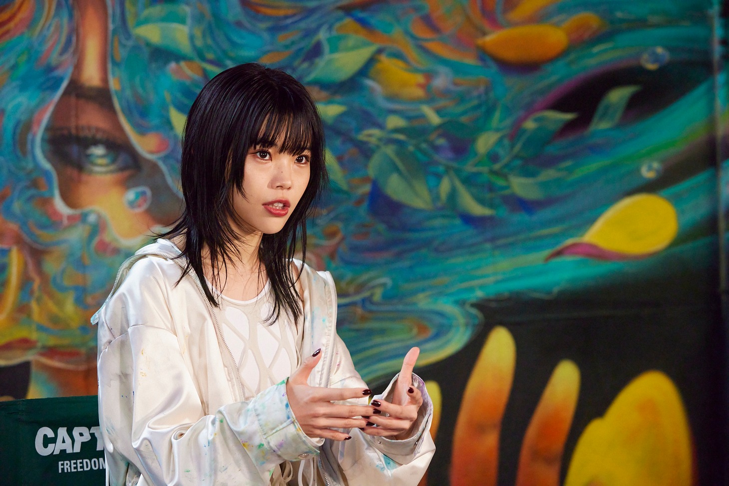 「ピッコマ」新CM「アメハナカラス」篇メイキングカット