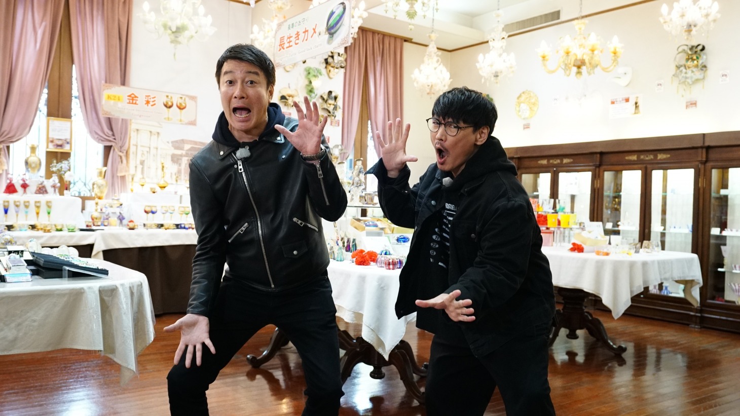 左から加藤浩次、山口一郎（サカナクション）。