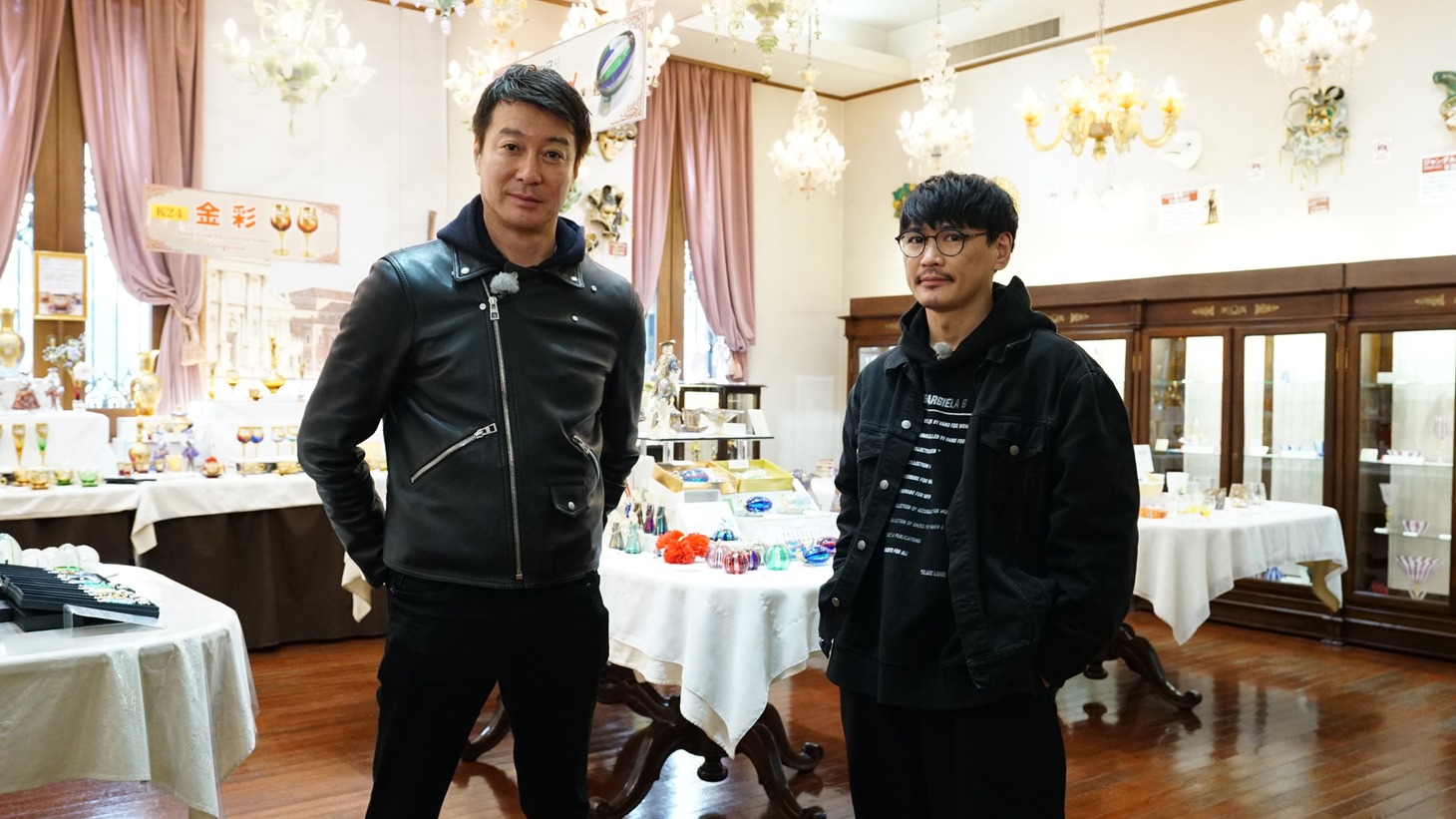 左から加藤浩次、山口一郎（サカナクション）。