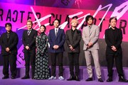 「キャラクター」完成報告会見の様子。
