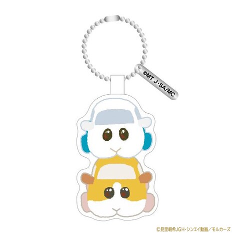 「PUI PUI モルカーオリジナルサウンドトラックアルバム」メーカー特典の刺繍キーホルダー。