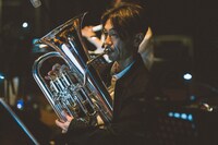 ゴンドウトモヒコ（Euphonium）（撮影：後藤武浩）