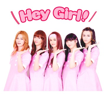 BULLET PINKのLINEスタンプイメージ。