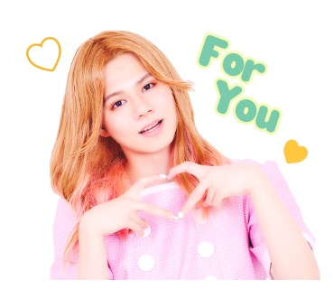 BULLET PINKのLINEスタンプイメージ。