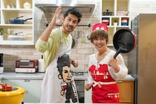 左から平井堅、平野レミ。