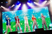 CUBERS「CUBERS SPEED BEAT SHOW ONLINE TOUR」の様子。（撮影：上溝恭香）