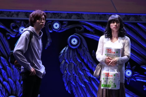 リョウガ演じる安井粟と、タクヤ演じる只野布。