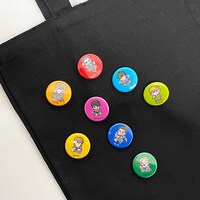 「ライブナタリー “TEAM SHACHI” ～シャチにボイメン 会いにおいで～」缶バッジ