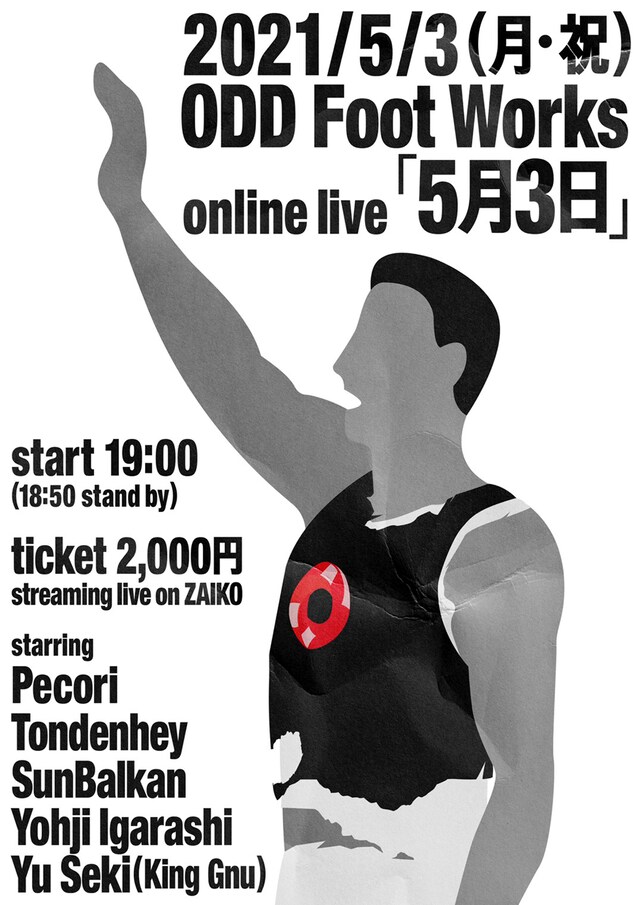 ODD Foot Works「5月3日」告知ビジュアル