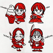 「ライブナタリー “TEAM SHACHI”」Tシャツイラスト