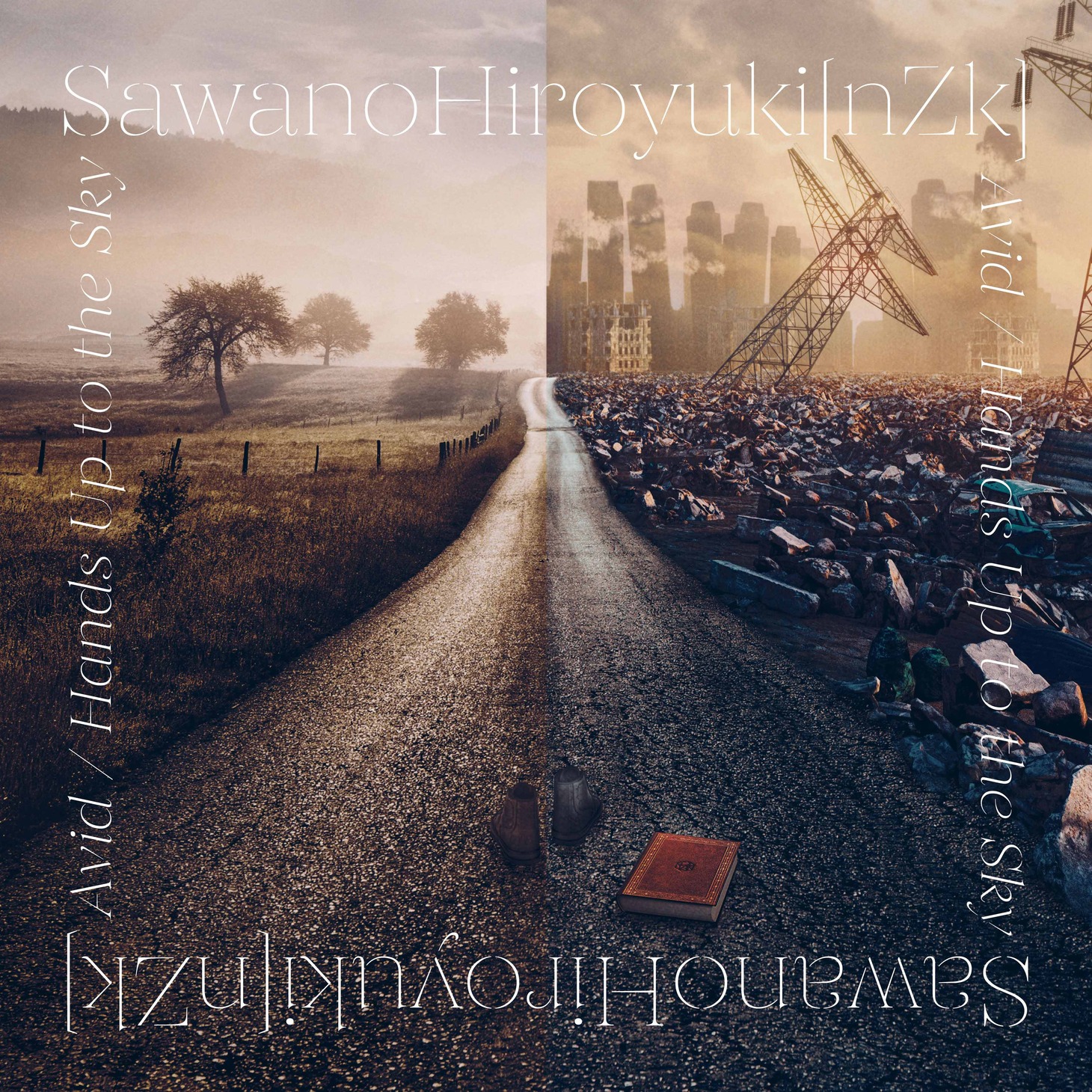 SawanoHiroyuki[nZk]「Avid / Hands Up to the Sky」初回限定盤ジャケット