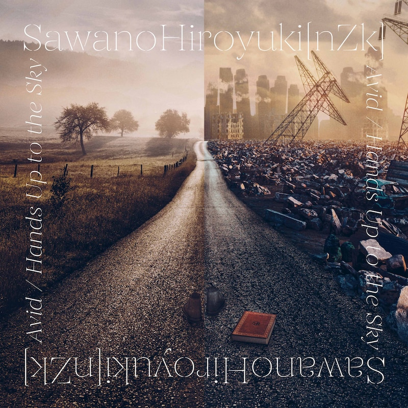 SawanoHiroyuki[nZk]「Avid / Hands Up to the Sky」初回限定盤ジャケット