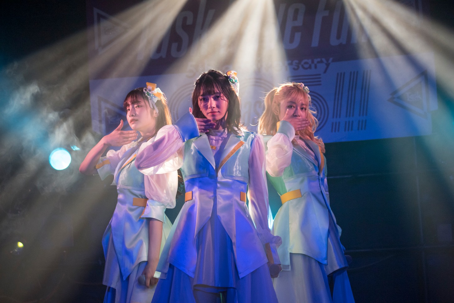 「Task have Fun 配信になっちゃったけどGo Task 5!!! みんなで一緒にお祝いしよう!!!!!」の様子。（撮影：林晋介）