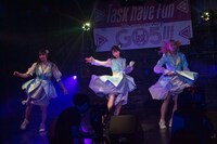 「Task have Fun 配信になっちゃったけどGo Task 5!!! みんなで一緒にお祝いしよう!!!!!」の様子。（撮影：林晋介）