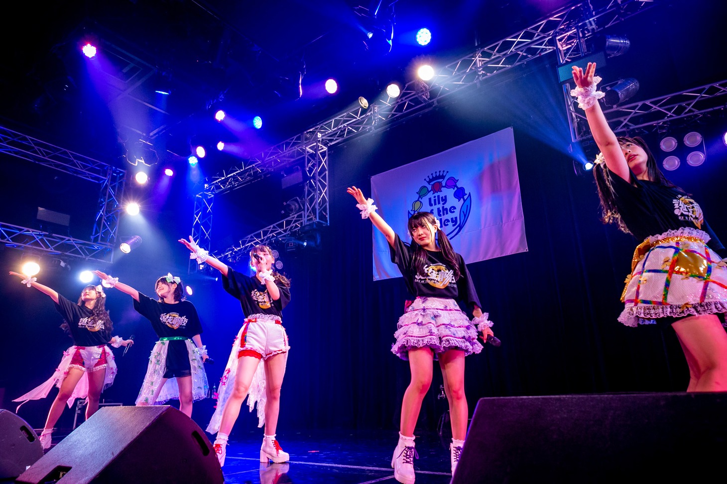 「Lily of the valley 3rd Anniversary Live『リリバリの誕生前夜』」の様子。（撮影：小林公士）