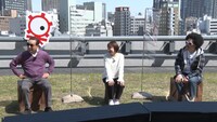 左からタモリ、関取花、レキシ。(c)テレビ朝日