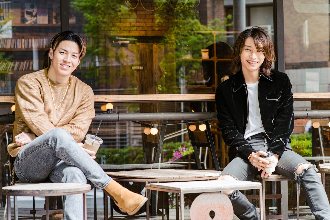 左からRIKU（THE RAMPAGE from EXILE TRIBE）、阿部顕嵐（7ORDER）。