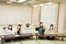 合宿に合流したエビ中。