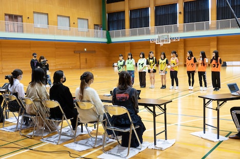 エビ中新メンバーオーディション合宿の様子。