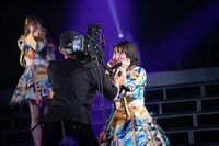 パフォーマンス中のカメラを独占する柏木ひなた。