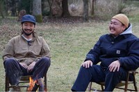 「CAMP TV presented by CAMP HACK × FUJI & SUN」ゲストの柳下“DAYO”武史（G）、宮原“TOYIN”良太（Dr, Per）。