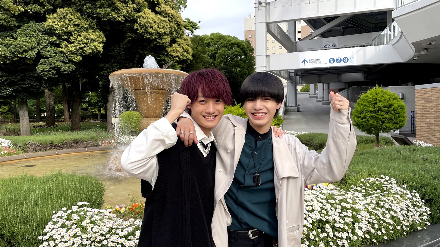 松本和志「約束の日まで」ミュージックビデオ撮影のオフショット。