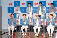 「JO1 “キットカット”公式アンバサダー就任イベント」の様子。