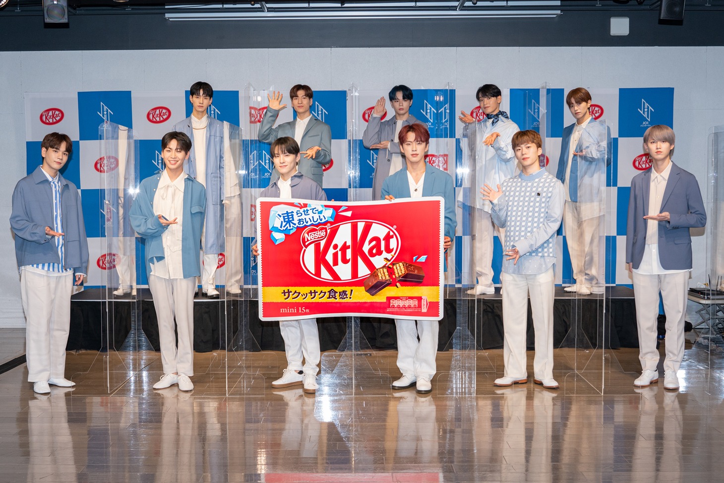 「キットカット」公式アンバサダーに就任したJO1。