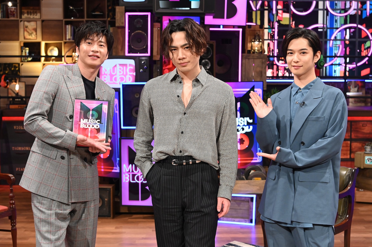 左から田中圭、OMI、千葉雄大。(c)日本テレビ