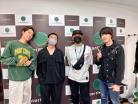 左から森田美勇人、PES、NON、真田佑馬。