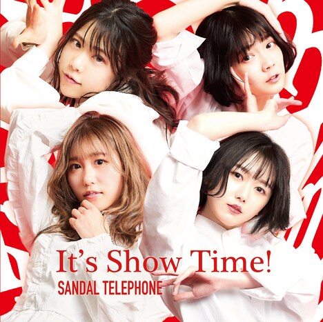 サンダルテレフォン「碧い鏡 / It's Show Time!」Type-REDジャケット