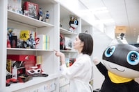 台本を見付けたのっちさん。