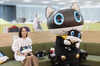 モルガナに囲まれるのっちさん。