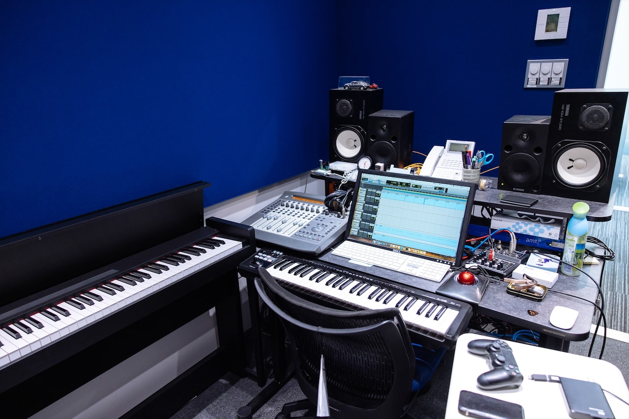 目黒さんの作業部屋。