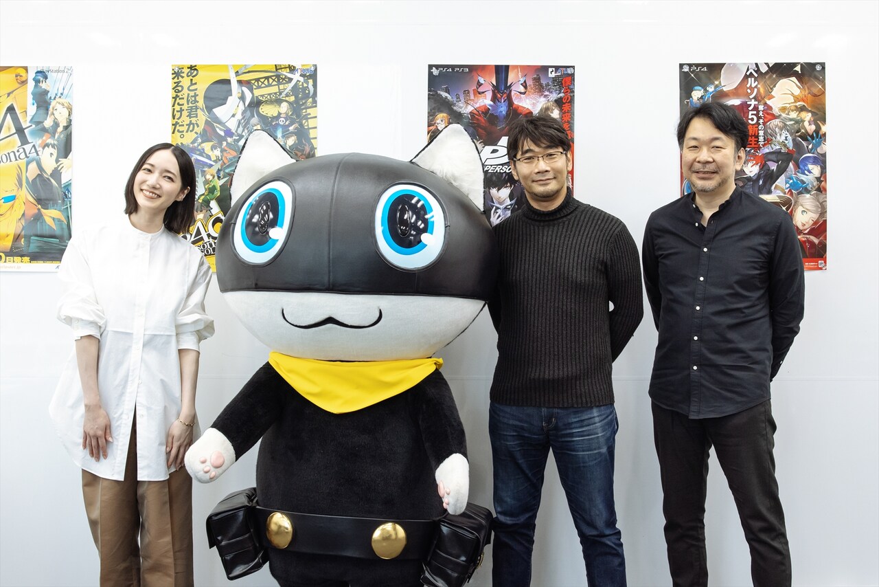 左からのっちさん、モルガナ、副島成記さん、目黒将司さん。