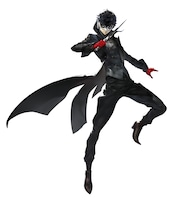 怪盗服を着た主人公。