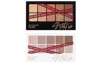 「プロアイパレット ストレイキッズ リミテッド」。上から100ブリックキッズ、101モーヴキッズ。