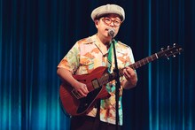 青柳拓次（Vo, G / LITTLE CREATURES）（撮影：東美樹）