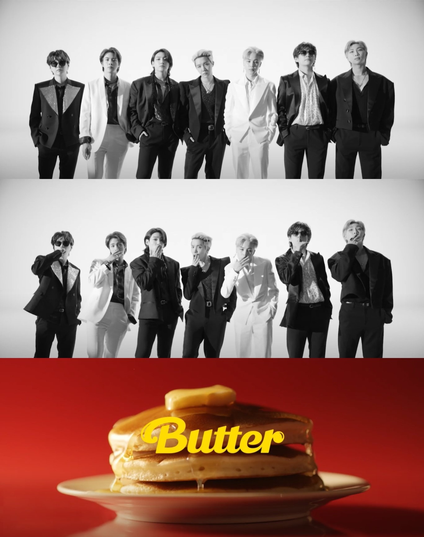 BTS「Butter」ティザー映像より。(c)BIGHIT MUSIC