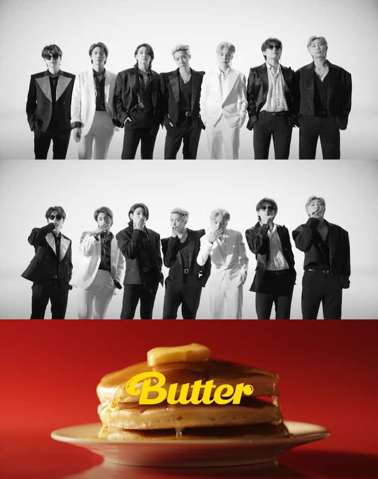 Bts Butter ティザー映像公開 ダンサブルなビートに合わせて7人がリズムを刻む 動画あり 音楽ナタリー