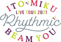 伊藤美来「ITO MIKU Live Tour 2021 Rhythmic BEAM YOU」ロゴ