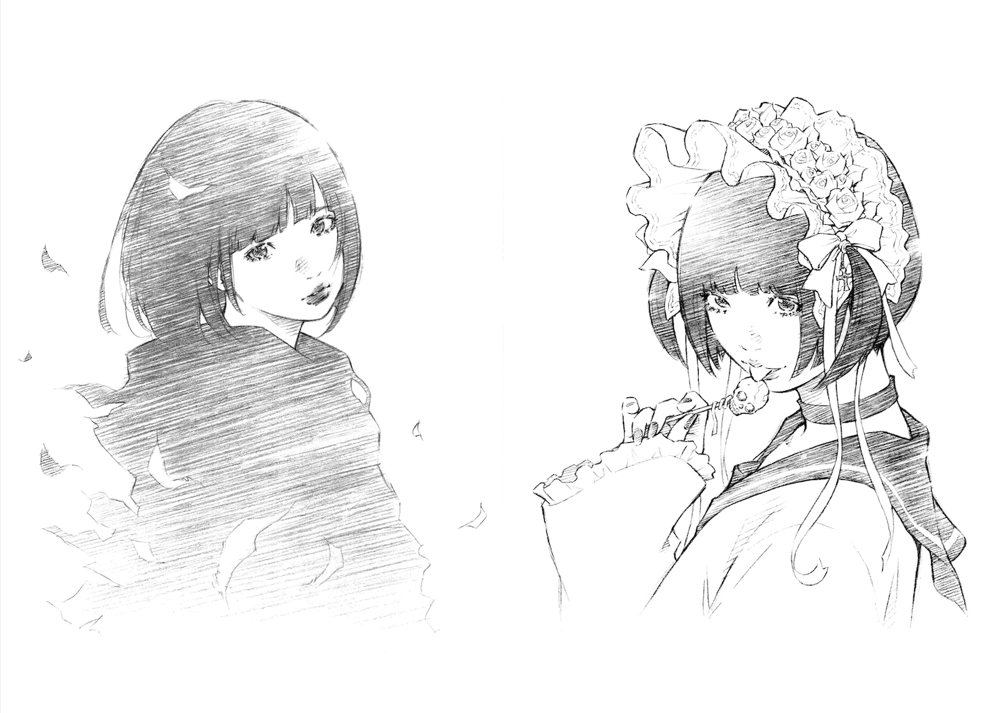 窪之内英策が描いたあののイラスト。